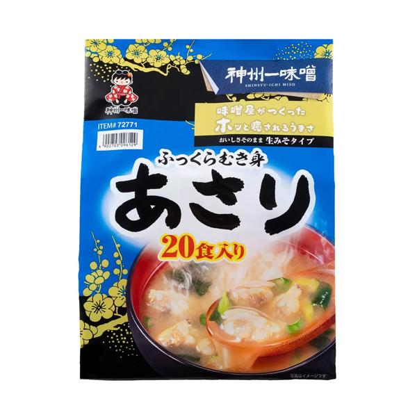 あさりのみそしる出品 あさりのみそしる出品 むきみあさりのみそ汁 7g×7食 トーノー