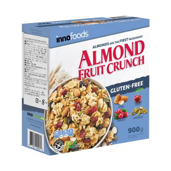 Innofoods アーモンドフルーツクランチシリアル 900g Almond Fruit