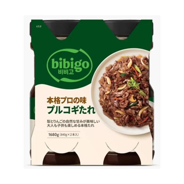 他サイト： ビビゴ 梨プルコギ ヤンニョムジャン プルコギのたれ 1680g(840g×2本)の商品画像