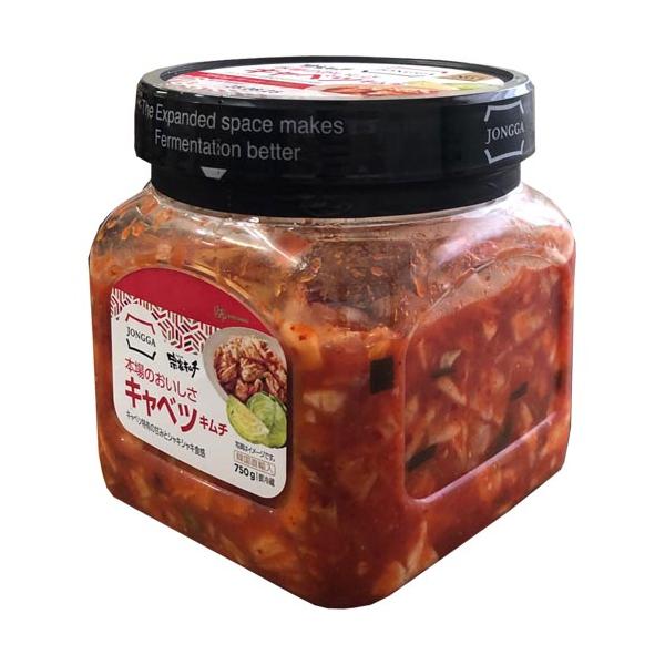 【韓国シェアNo.1のキムチ】韓国食品の代表格のキムチでチェアNo.1を獲得した「宗家」がお届けするキャベツキムチです。■名称:キャベツキムチ（刻み）■内容量:750g■原材料:キャベツ、だいこん、漬け原材料（米粉、昆布エキス、とうがらし、...