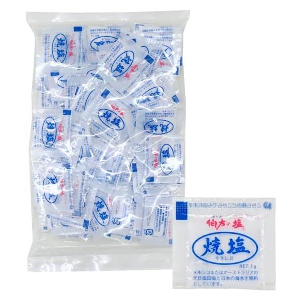 伯方の塩を適温で焼いた小粒の塩。サラサラして使いやすく、まろやかな塩味です。