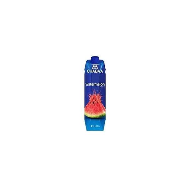 スイカジュース ウォーターメロン 1000ml 12本 ケース販売 HARUNA(ハルナ) CHABAA(チャバ) 100%ジュース