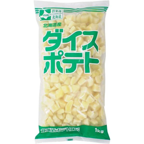北海道産の馬鈴薯を100％使用した冷凍のダイスポテトです。使いやすい15mm角にカットし蒸しあげたのち急速凍結することで、北海道産じゃがいもの旨味が損なわれず閉じ込められています。生地に混ぜ込んだりトッピングするなどパンやお菓子にはもちろん...