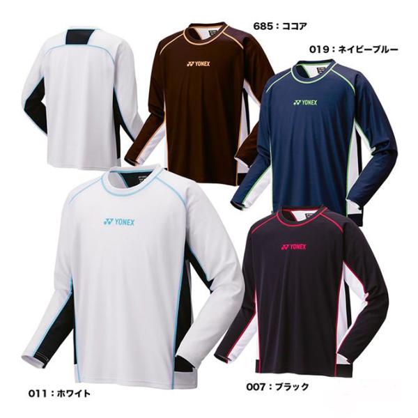 ■品番：16798Y受注会限定モデルロングスリーブＴシャツ■カラー：ブラック（007）ホワイト(011)ネイビーブルー（019）ココア（685）■サイズ：SS・S・M・L・O・XO仕様UVカット、吸汗速乾、制電　素材ポリエステル100％ロン...