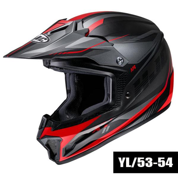 HJC CL-XYⅡドリフト　ユースL(53-54) 送料￥880】HJC CL-XY2 ヘルメット ドリフト/MC1(ブラックレッド) - YL