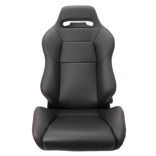 JADE スタイリッシュシートカバー RECARO SR-3用（ブラック×レッドステッチ JSC-0...