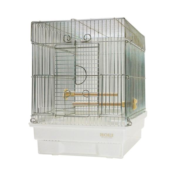 窓が手前に大きく開き、小鳥が出入りしやすい手のりの小鳥用ケージです。底のカラーは清潔感あふれるホワイト。フードカップはごはんの飛び散りをより少なくする形に工夫された「ジュニアカップ」。また、粟穂・青菜などセットできる「グリーンホルダー」付き...