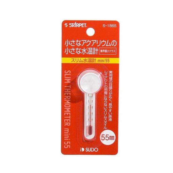 ●実用域の目盛りが広く、見やすい赤液です。●レイアウトのじゃまにならないコンパクトでスリムな水温計です。本体サイズ (幅X奥行X高さ) :1.8×1.5×5.5cm本体重量:5g原産国:中華人民共和国メーカー:スドー