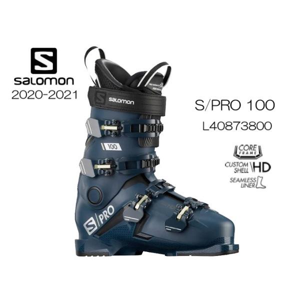 Salomon S/Pro 100 スキーブーツ ダークブルー サロモン(SALOMON) スキーブーツ S/PRO 100 GW