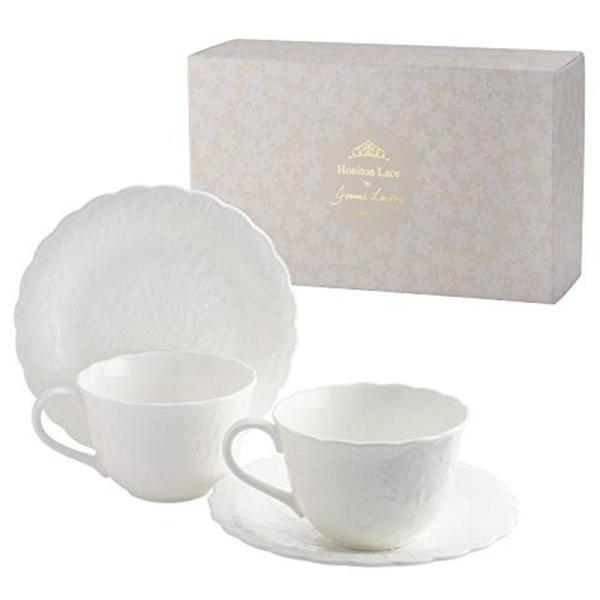 NARUMI(ナルミ) 食器 セット ホニトン・レース モーニングセットペア