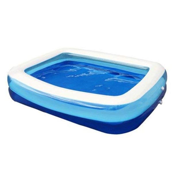 【商品名】　ブレイン 電動空気入れ付き+2Mジャンボファミリープール ブルー 2M 大型家庭用プール ファミリープール 【商品説明】　・2メートルのジャンボファミリープールです。子どもも大人も家族みんなで楽しめるBIGサイズ！自宅にいながら...