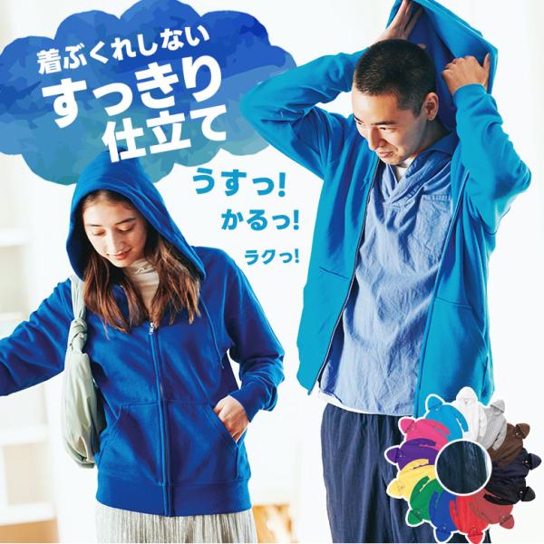 楽天市場】ジップアップパーカー メンズ 薄手 パーカー 半袖