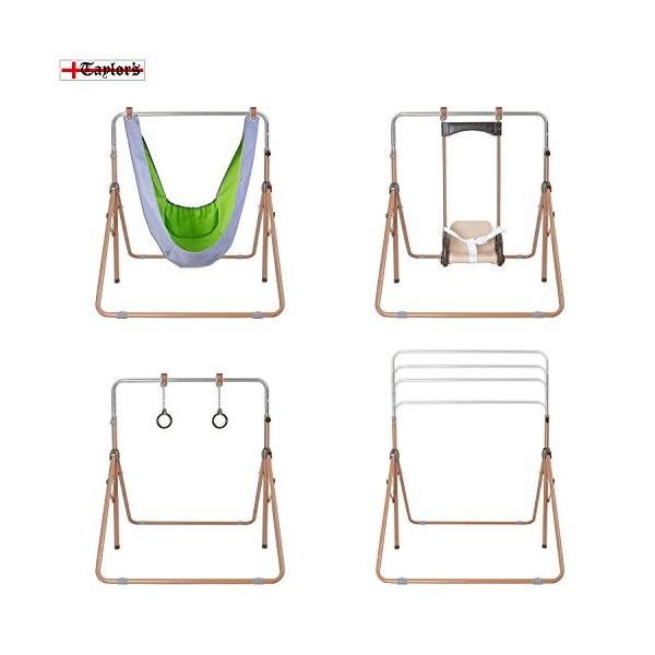 1台で4通りの遊びができる オリンピア鉄棒プレミアム ブラウン Apaproduction Fr