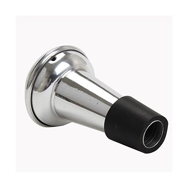 少し音を小さくして練習したい場合に最適です。トランペットのベルに入れて使用します。夜の練習に必須。肺活量を鍛えられます。特に初心者の方におススメです。内容：トランペットミュート器色：シルバー長さ：10.5cm質量：42g材質：アルミ製※消音...