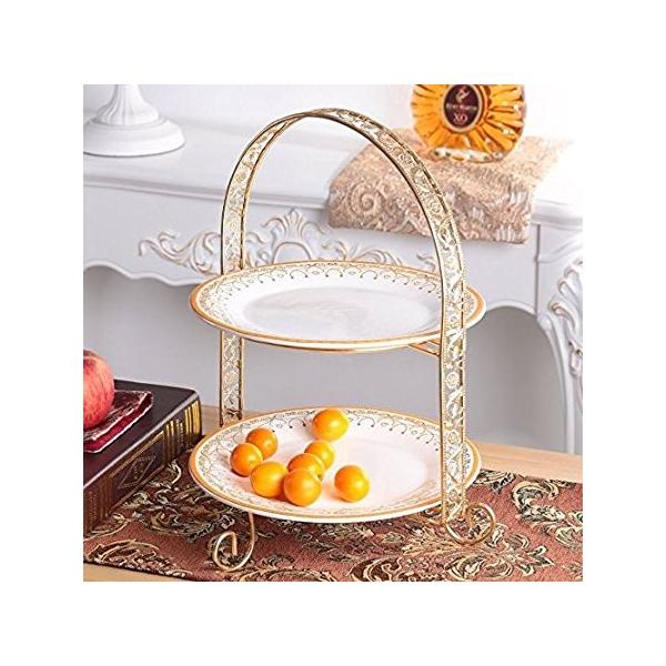 アフタヌーンティー 2段皿 ケーキスタンド 金枠 プレート ゴールド 皿セット Buyee Buyee 提供一站式最全面最專業現地yahoo Japan拍賣代bid代拍代購服務 Bot Online