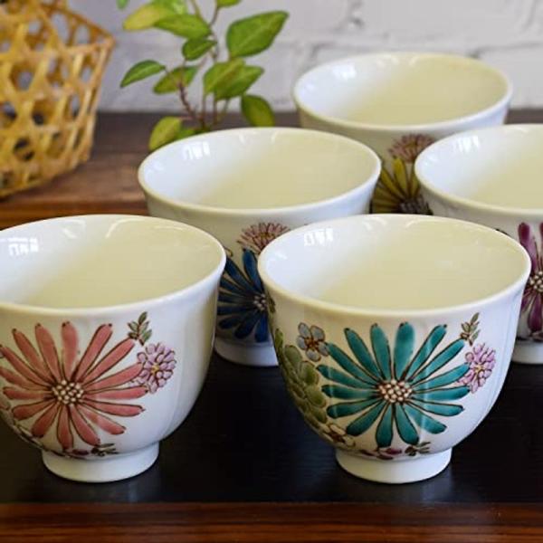 感謝価格感謝価格特別価格⇒九谷焼湯呑み茶碗９客（高級茶托９枚