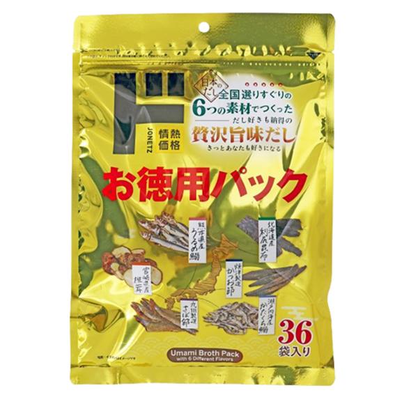 ドンキホーテ だしパック 贅沢旨味だしパック 5ｇ×36袋 お徳用 出汁パック 万能だし