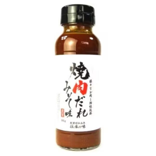 水牛印 焼肉のタレ 焼肉だれ みそ味 181gｘ1 水牛食品 焼き肉のタレ 味噌だれ やきにくのたれ バーベキュー