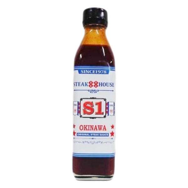 商品名 S１ソース内容 300mlｘ1沖縄のステーキ文化に欠かせない存在だったA1ソースを再現したステーキソーステレビ番組秘密のケンミンショーで紹介原材料名 醸造酢（国内醸造）、ウスターソース、トマトペースト、砂糖、発酵調味料、デーツピュー...