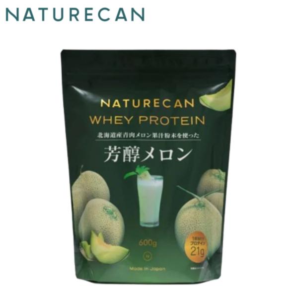 アンチョビメロン ネイチャーカン ホエイプロテイン (WPC) 芳醇メロン 600g 1食分