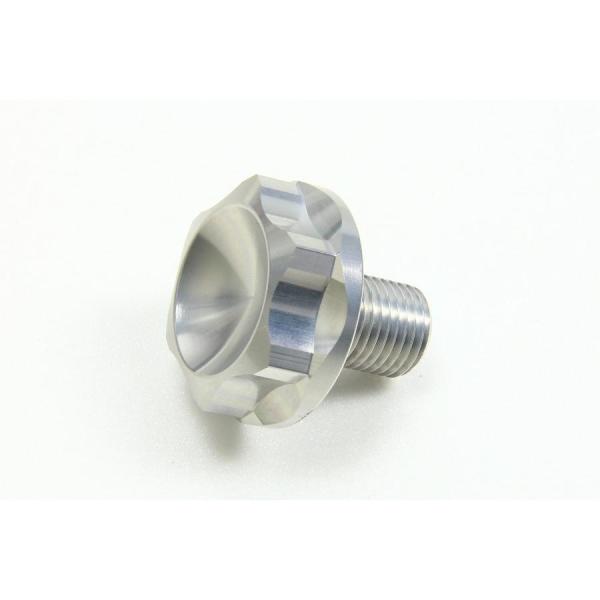 アントライオン ステムナット Ver.2 M14XP1.25 ステムボルト ツバ径:Φ36 シルバー