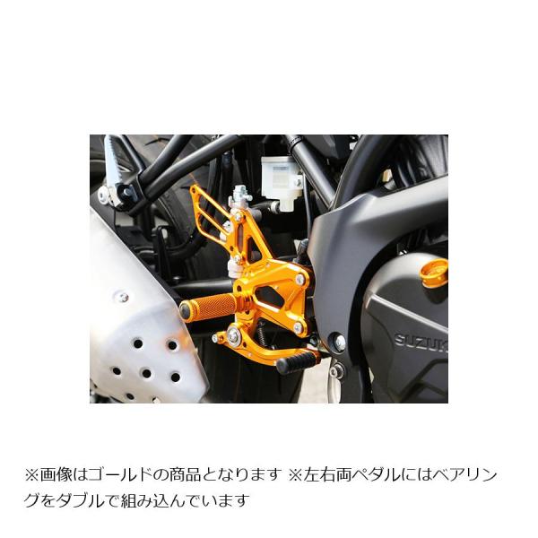 babyface（ベビーフェイス） バックステップキット ブラック SV650 ABS