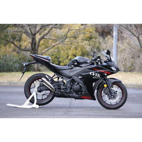 yzf-r25 MT-25 over racing ツインチタンメガホン OVER RACING（オーバーレーシング） スリップオンマフラー オーヴァー