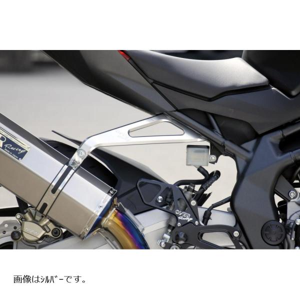 OVER RACING (オーバーレーシング) アルミビレット マフラーステー ブラック CBR250RR 36-02-01B オーヴァーレーシング