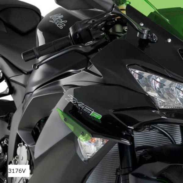 Puig（プーチ） サイドダウンフォーススポイラー グリーン ZX-6R 636