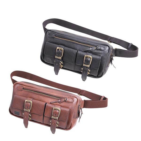 DEGNER デグナー レザーボディバッグ W-114 : バイク・車パーツ ラバー