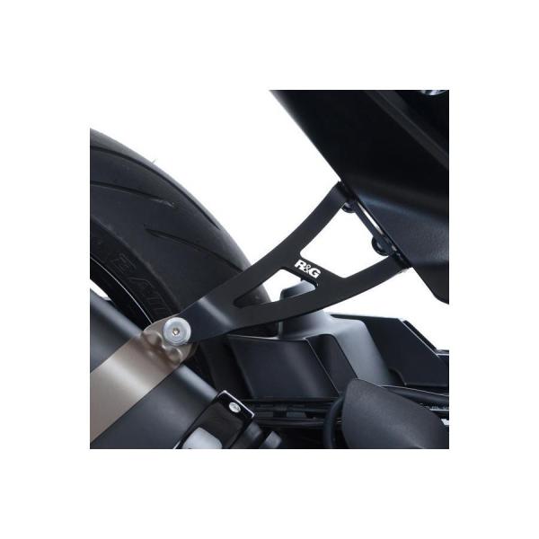 R&amp;G Exhaust Hanger GL][XgnK[ BLACK ubN HUSQVARNA Vitpilen701 RG-EH0089BKA