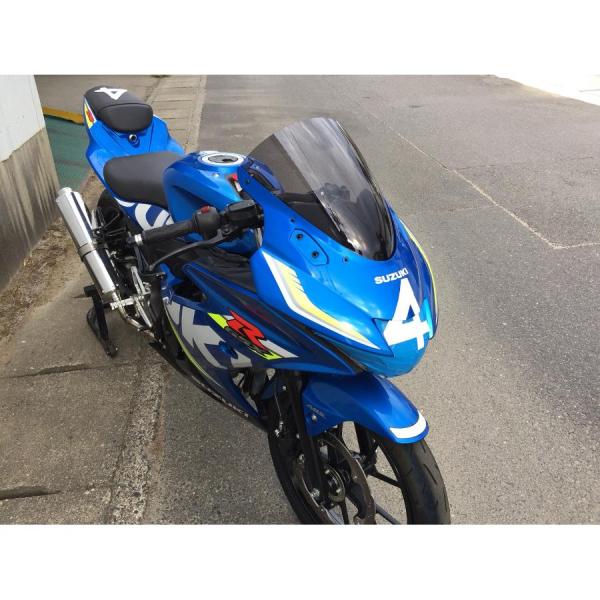 アクリポイント SUZUKI GSX-R125スモークスクリーン シールド アクリポイント スクリーン ストリート スモーク GSX-R125 18