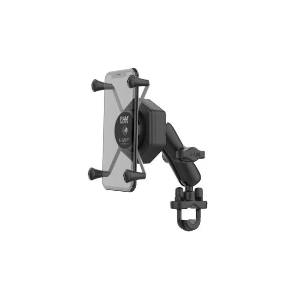 ラムマウントRam Mounts防振Xグリップ(M)&U字クランプベースセット RAM MOUNTS（ラムマウント） 防振Xグリップ(M)＆U字クランプベース