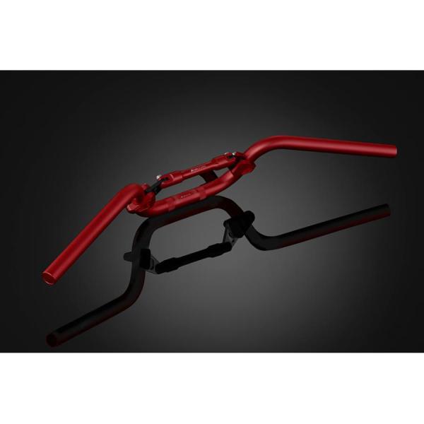 BIKERS バイカーズ アルミバーハンドル ブレース付 レッド PCX BIKERS バイカーズ アルミバーハンドル ブレース付 レッド PCX