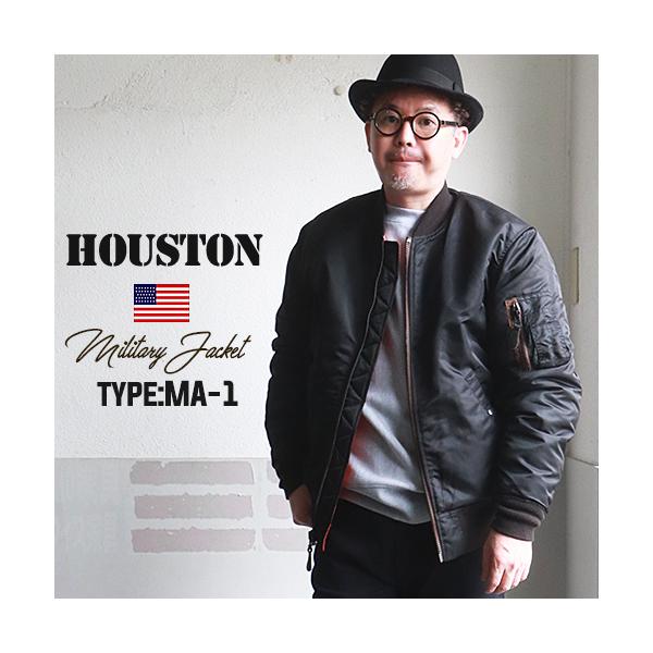HOUSTON ヒューストン 本格 MA-1 ALL ロング フライトジャケット HOUSTON（ヒューストン）の「【HOUSTON / ヒューストン】MA-1