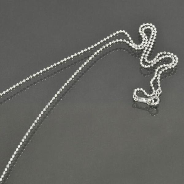 ネックレス チェーン シルバー925 ボールチェーン 幅1.5mm 長さ40cm