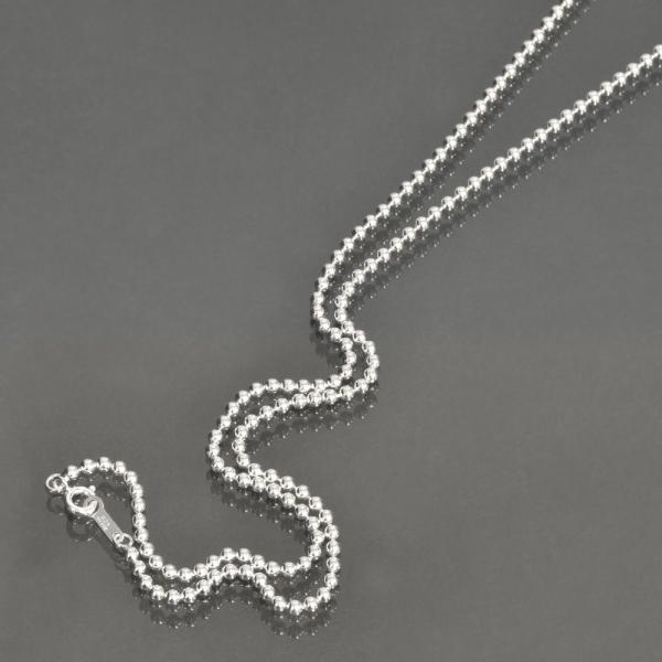 ネックレス チェーン シルバー925 ボールチェーン 幅2.5mm 長さ ネックレス チェーン シルバー925 ボールチェーン 幅2.5mm 長さ