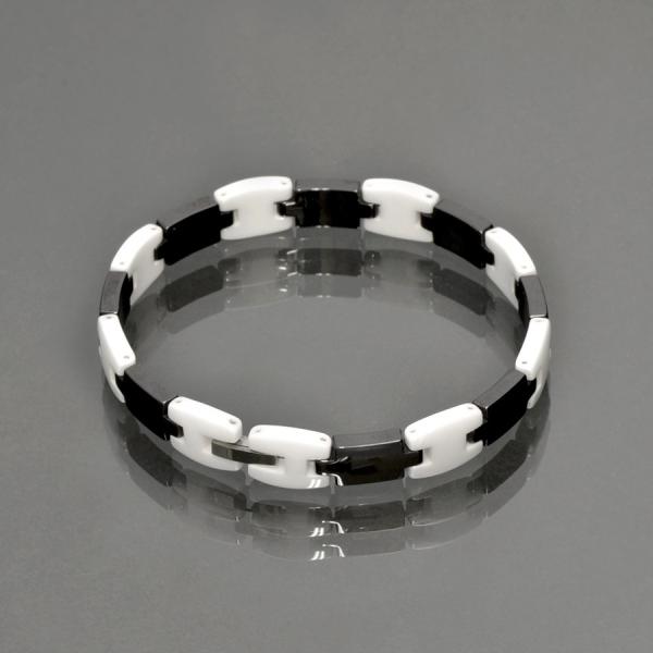 ブレスレット セラミック シンプルなデザインブレスレット 白 ホワイト