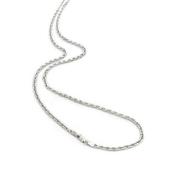 ネックレス チェーン シルバー925 小豆チェーン 幅3.4mm 長さ