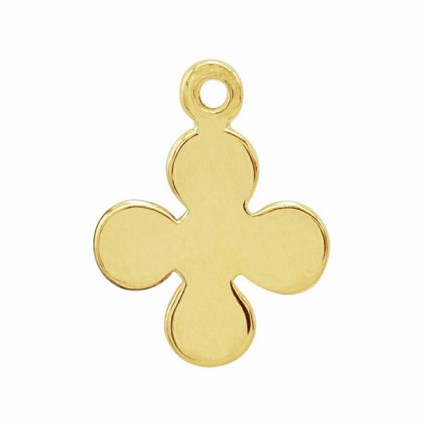 K18イエローゴールド クローバー プレーンゴールドデザイン セット!!️ K18イエローゴールド クローバー プレーンゴールドデザイン