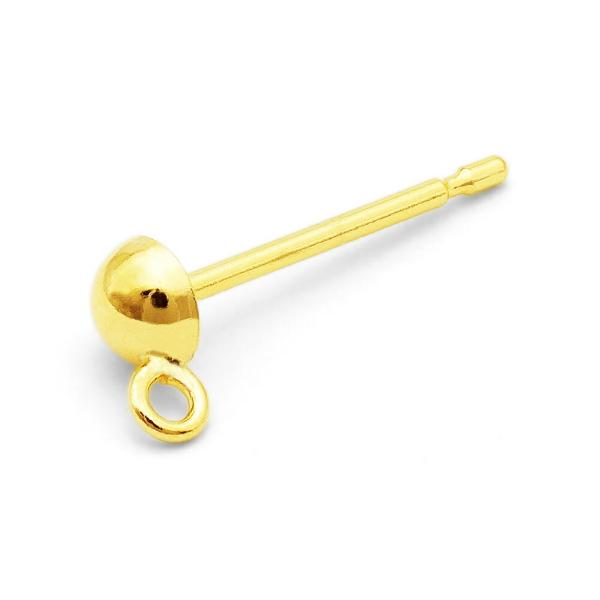 1個売り】 ピアスパーツ 18金 イエローゴールド スタッドピアスパーツ