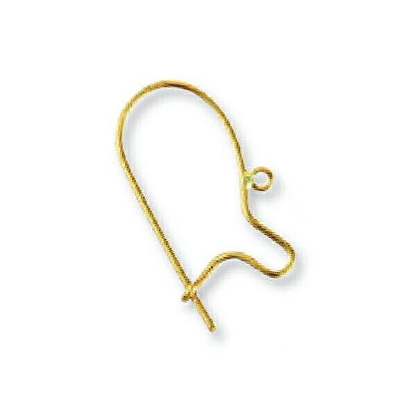 1個売り】 ピアスパーツ 18金 イエローゴールド ワイヤーピアスパーツ