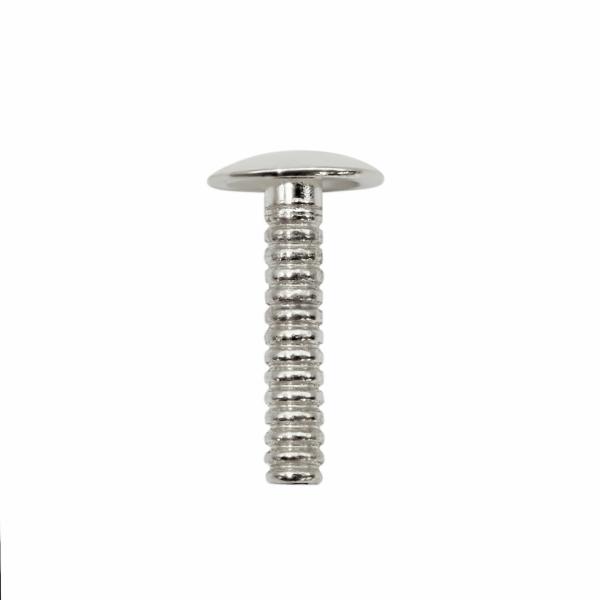 【1個売り】 つきさしパーツ 18金 ホワイトゴールド パール用穴ふさぎ 2.0mm皿 線径0.70mm 真珠 ビーズ｜手芸用品 金具 部品 K18WG 貴金属