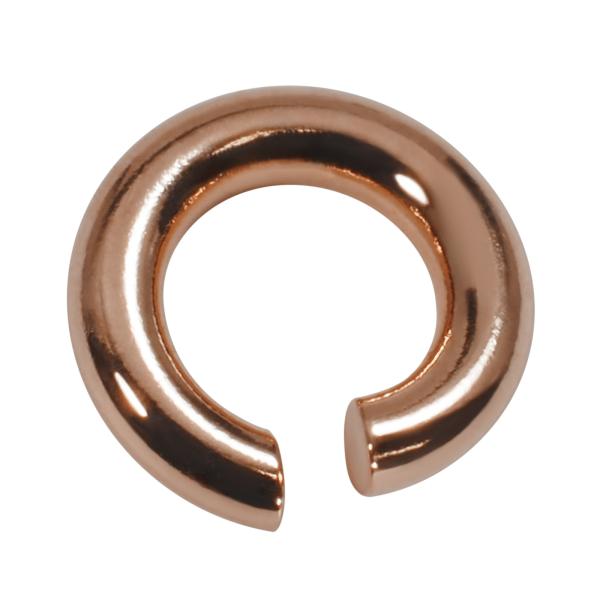 【1個売り】 丸カン 10金 ピンクゴールド 丸環 線径0.55mm 直径2.5mm マルカン｜手芸用品 金具 飾り パーツ 部品 K10PG k10 10k 貴金属