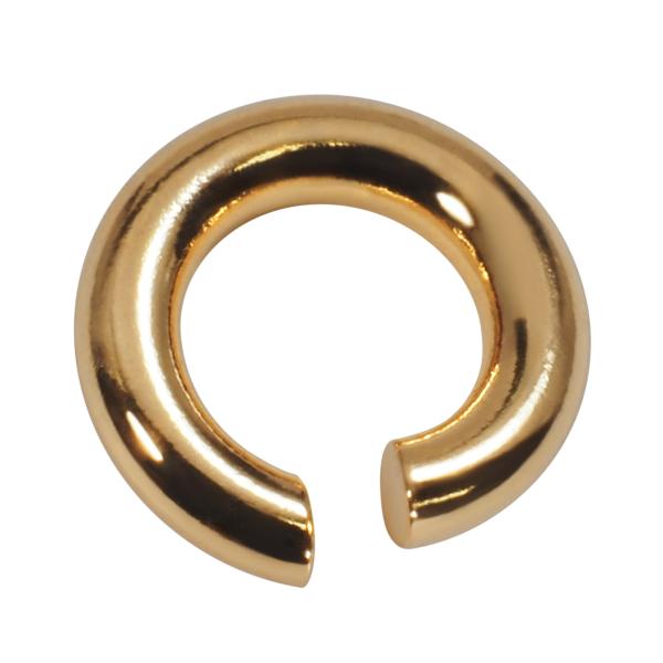 【1個売り】 丸カン 10金 イエローゴールド 丸環 線径0.55mm 直径2.5mm マルカン｜手芸用品 金具 飾り パーツ 部品 K10YG k10 10k 貴金属