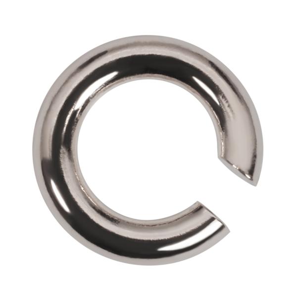 【1個売り】 丸カン 14金 ホワイトゴールド 丸環 線径0.4mm 直径1.8mm マルカン｜手芸用品 金具 飾り パーツ 部品 K14WG 14k 貴金属