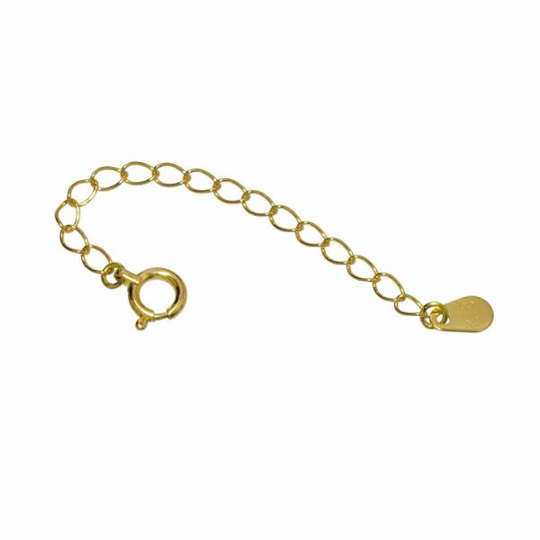ネックレス用の延長アジャスター 18金 イエローゴールド 荒喜平（ドロップ） 幅2.1mm｜鎖 K18YG k18 18k 貴金属 ジュエリー レディース