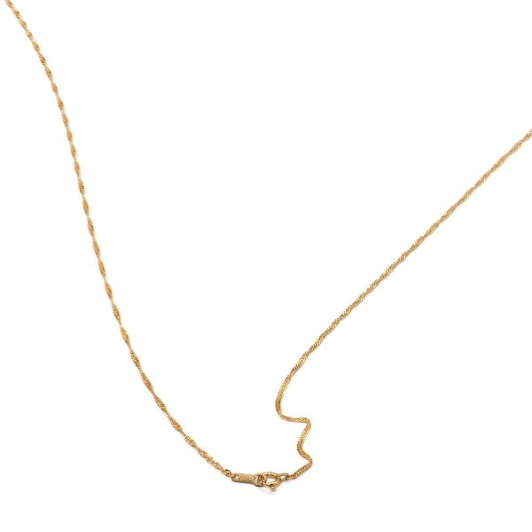 ネックレス チェーン 18金 イエローゴールド スクリューチェーン 幅1.3