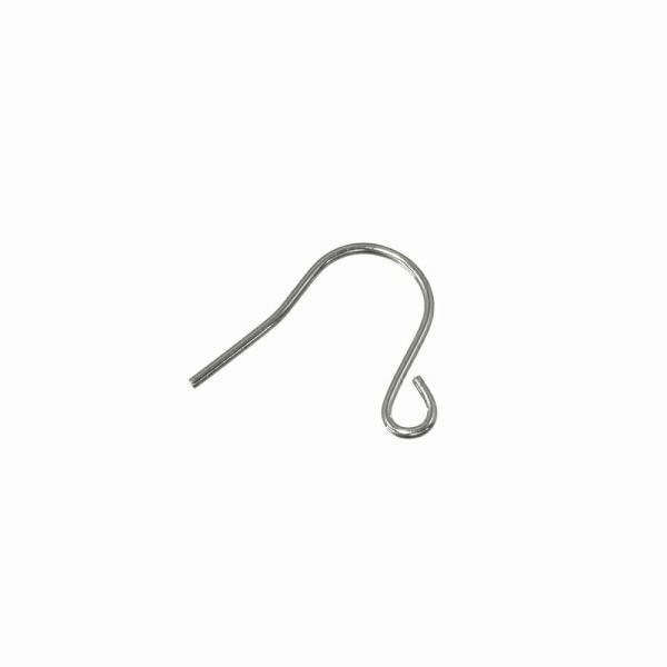 【10個セット】 ピアスパーツ 純チタン フックピアスのパーツ 外巻き環 線径0.70mm 縦14.5mm｜手芸用品 金具 飾り パーツ 部品 Titan