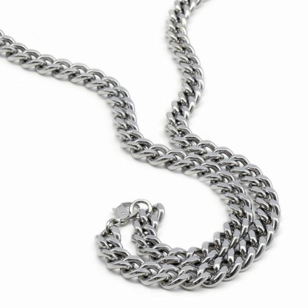 9mm幅 喜平 2面カット チタンネックレス チタンチェーン ネックレス チタン 楽天市場】チタンネックレス チタン チェーン 喜平 ネックレス